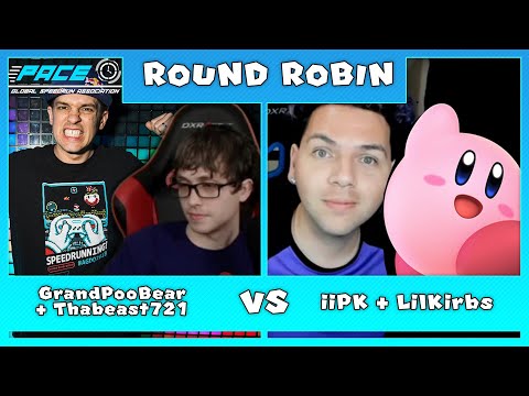 Thabeast721 / GrandPoobear vs iPK / LilKirbs |Round Robin| GSA SMM2 2v2 Relay Speedrun Invitational