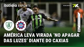 NO ÚLTIMO LANCE, AMÉRICA LEVA VIRADA E PERDE PARA O CAXIAS PELA COPA SUL-SUDESTE