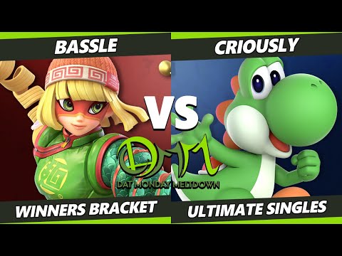 DAT Monday Meltdown 229 - Bassle (Min Min) Vs. Criously (Yoshi) SSBU Ultimate Tournament