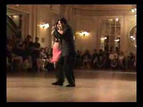  Murat Erdemsel  and  Michelle Erdemsel  are  dancing  to  the  milonga  "  Sacale Punta  "