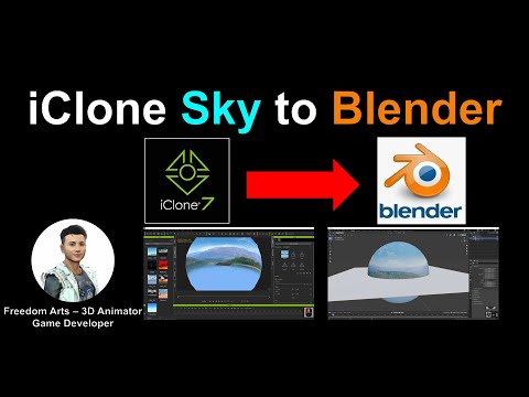 iClone Sky to Blender