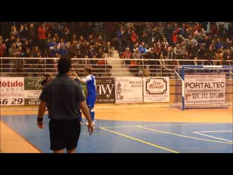 goles FS Valdepeñas y Puertollano