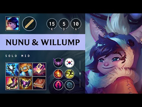 Nunu & Willump Mid vs Aurora - KR Master Patch 25.21