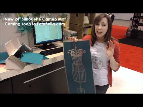 New 24" Mat for the Silhouette Cameo - CHA Jan 2012