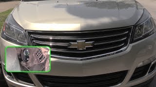 Chevy Traverse 09-17 Headlight Change- Easy!