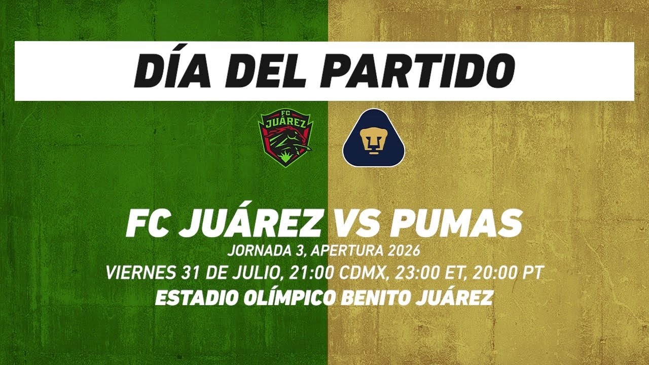 Juárez vs Pumas, frente a frente: Liga MX