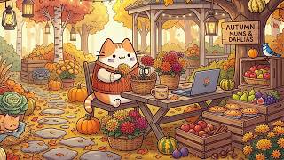 Mochi Cat Cozy Harvest | Sweet Lofi Beats for Work & Relax | Pure Autumn Peace