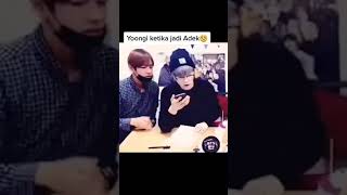 Download lagu Suga ketika jadi adek😚 gemoy banget manggil hyungnya😋 #suga #jin #bts #short #army mp3