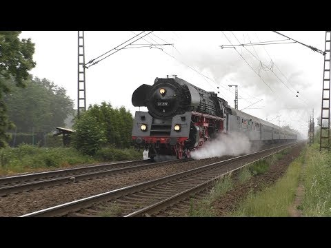 01 519 - Mit schwerem Schnellzug durch Landidylle & Ruhrgebietskulissen