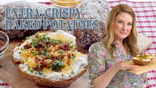 Perfect Oven Baked Potatoes 🔥 | Crispy Skin & Fluffy Center