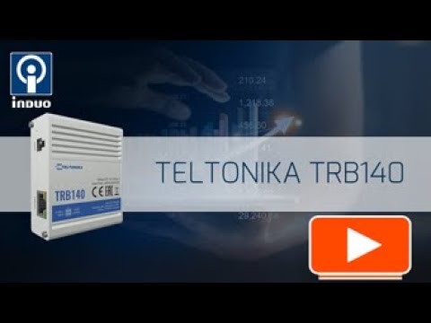 Šakotuvas TELTONIKA IOT GATEWAY TRB140 ETH video
