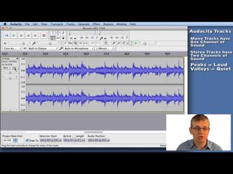 3 What are Audacity Tracks - Video Guide to Audacity