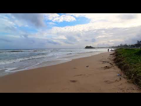 The beauty of a secluded beach