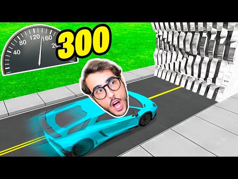 MI SCHIANTO NEL TRITATUTTO A 300 KM/H! - BeamNG Drive