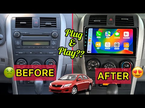 HOW TO INSTALL 9” Plug & Play android head unit (2009-2011 TOYOTA COROLLA)