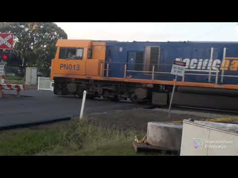 Pacific national trains over new crossing