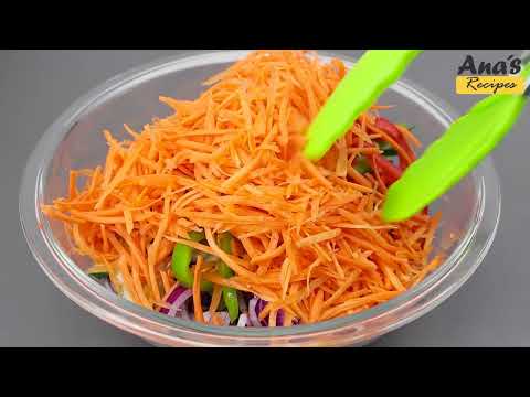 With only onion, cucumber and carrot you can make this simple and delicious recipe.