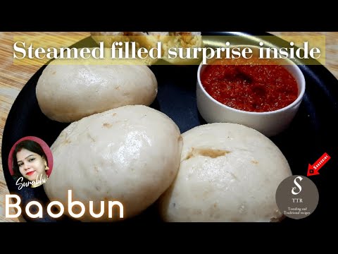 Veg Bao Buns Recipe/steamed bao with veg stuffing/ bao buns recipe/ stuffed bao buns