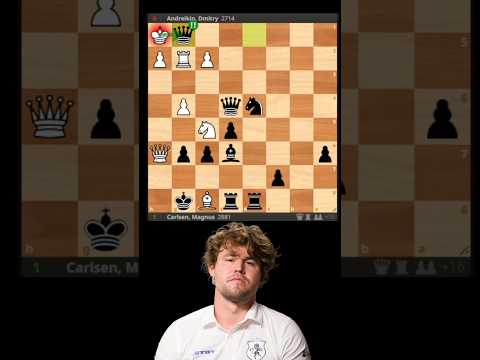 Beautiful Checkmate by Magnus Carlsen GM Andreikin Dmitry - GM Carlsen , Magnus  Titled Tuesday 2025