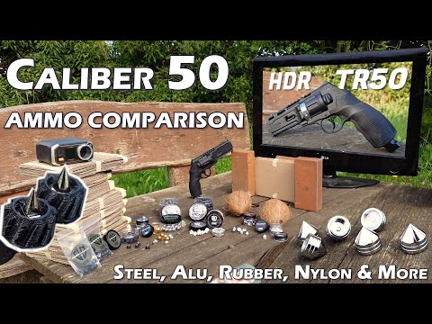 Best caliber 50 Ammunition - Ammo Comparison [HDR 50]