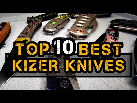 MY TOP 10 FAVORITE KIZER KNIVES, PLUS KARA'S 10 FAVORITE : BEST KIZERS OVERALL