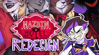 Redesigning Hazbin Hotel Characters!【Speedpaint + Commentary】