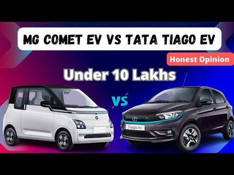 MG Comet 2023 Vs Tata Tiago EV ⚡️Comparison