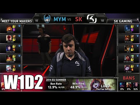 MeetYourMakers vs SK Gaming | S5 EU LCS Spring 2015 Week 1 Day 2 | MYM vs SK W1D2G1 Full VOD HD