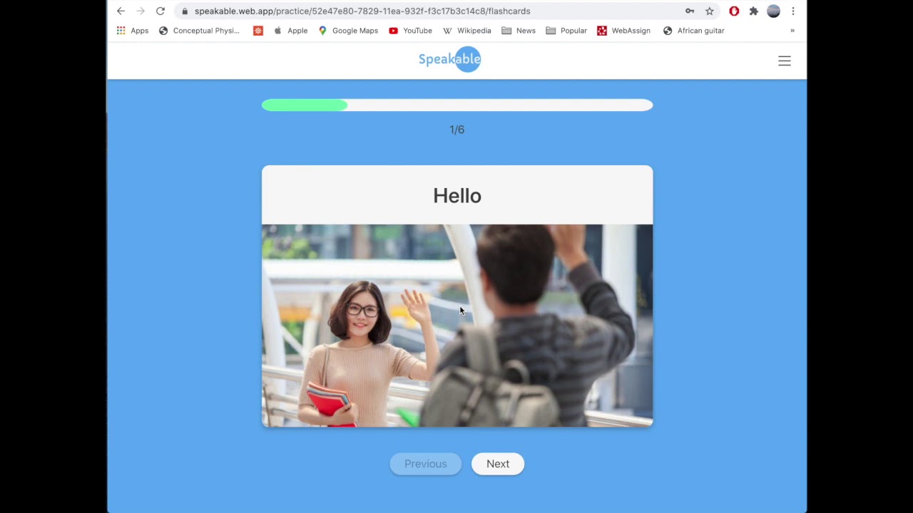 Speakable Student Platform Overview