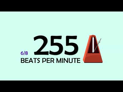 255 BPM 6/8 Metronome