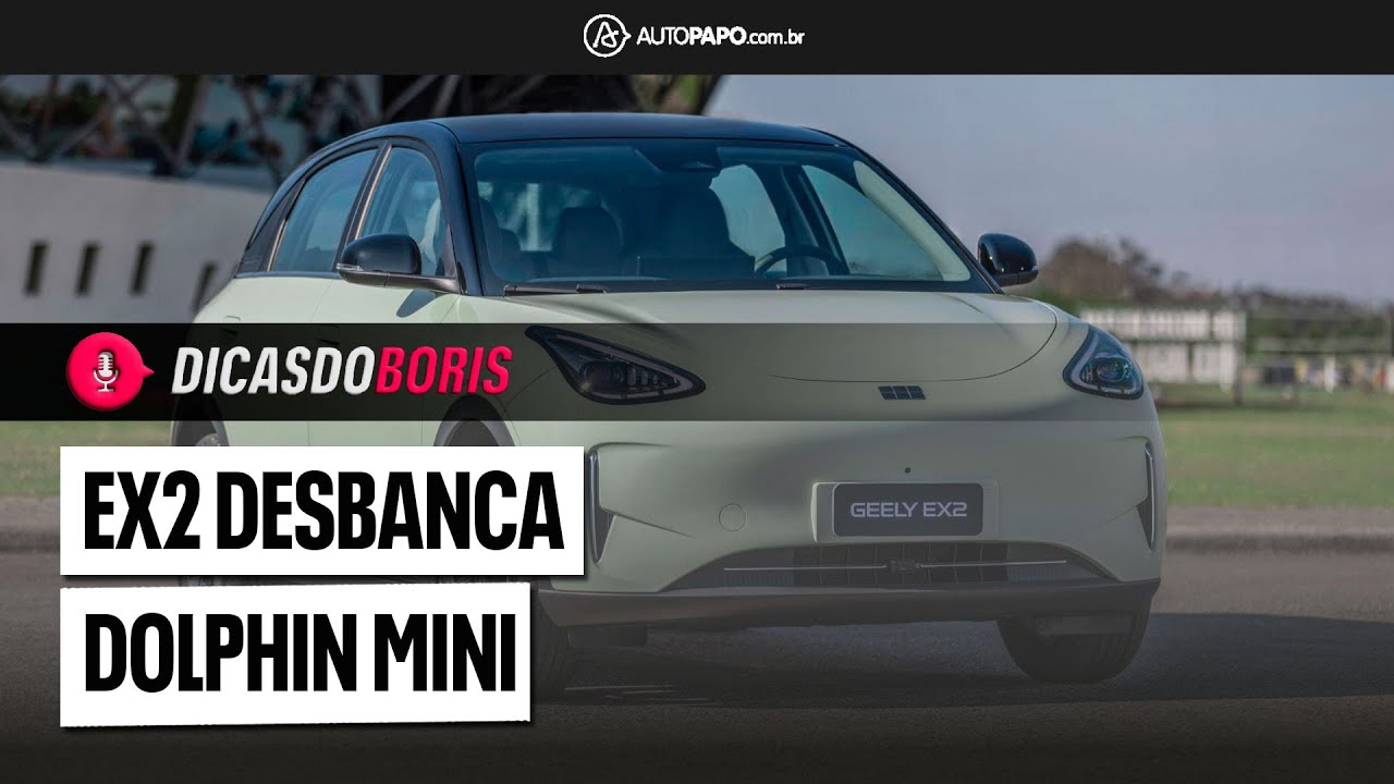 COMPARATIVO DA QUATRO RODAS COLOCA EX2 E DOLPHIN MINI LADO A LADO
