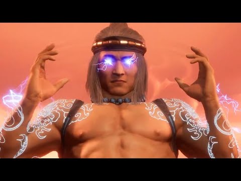 Fire God Liu Kang Transformation Scene [4K] - MORTAL KOMBAT 11