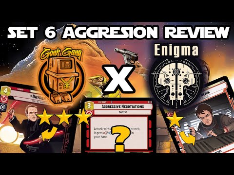 Gonk Gang X Team Enigma - Secrets of Power Set Review Part 4! - Aggression (Star Wars Unlimited)