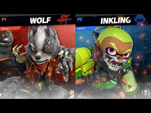 Rushdown 9 - Karna (Wolf) vs Galactic Frost (Inkling, Diddy) Winners Finals - SSBU