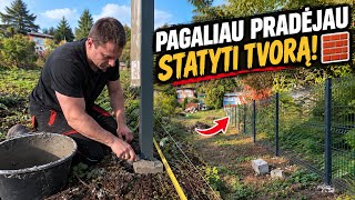 PAGALIAU PRADĖJAU STATYTI TVORĄ! 🧱