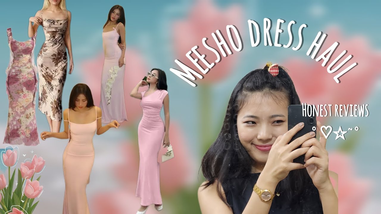 MEESHO dress haul🌸♡°°starting from ₹297🌸🥑 #meeshofinds 