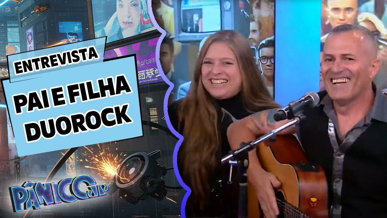 RAUL SEIXAS, STING, KISS E AC/DC NO PÂNICO! PAI E FILHA DUOROCK TOCAM CLÁSSICOS AO VIVO! ÍNTEGRA