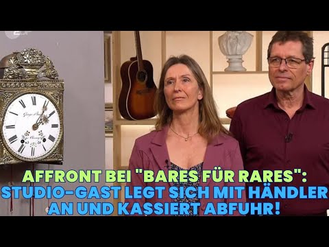 Affront bei "Bares für Rares": Studio-Gast legt sich mit Händler an und kassiert Abfuhr!