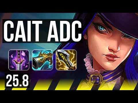 CAITLYN & Zyra vs JINX & Neeko (ADC) | 17/1/2, Legendary | NA Grandmaster | 25.8