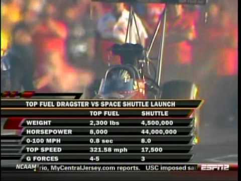 A Top Fuel Dragster Compared to The Space Shuutle 2010.mpg