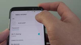 Samsung Galaxy S8: How to Setup Mobile Hotspot and Tethering
