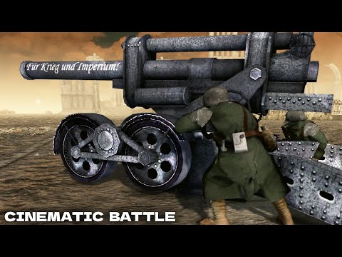 DEATH KORPS OF KRIEG vs NECRONS - Cinematic Battle | Men of War: Warhammer 40k Mod