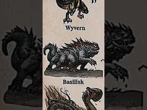 TYPES OF DRAGONS|PART-11|BASILISK|#creature #dragon @LIKEMYTH