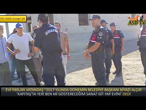 Aksaray'ın Eskil İlçesine Bağlı Kapıtaş Köyünde 16 Evin Yıkımı Gerçekleşti