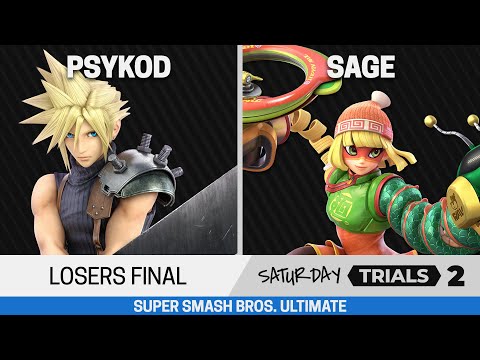 Saturday Trials 2 SSBU Losers Final - PsyKoD (Cloud) vs Sage (Min Min)