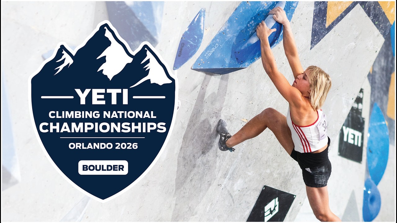 Live stream of the 2026 YETI Climbing National Championships - Boulder Semi-Finals | USA Climbing