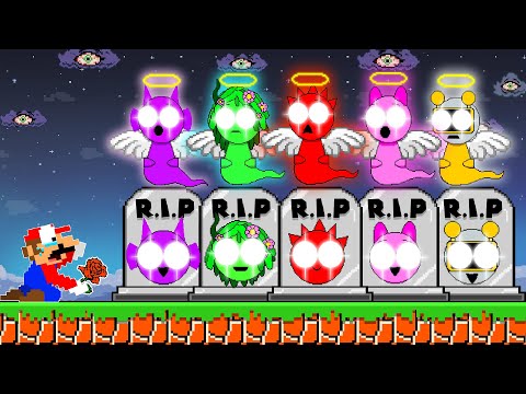 Mario & All New Sprunki Sad Ending... Don't Leave Me Alone!! | Game Animation