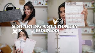 STARTING A STATIONERY BUSINESS! | Rebranding my small business 2022