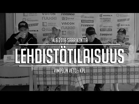 14.6.2016 Veto - KPL lehdistötilaisuus