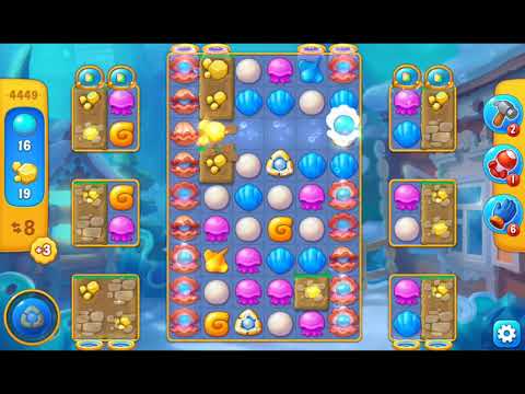 Fishdom 2021 - Level 4449   #Playrix #Fishdom #gaming
